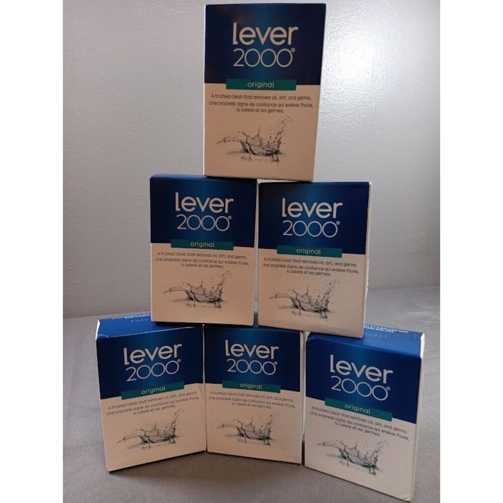 6 Lever 2000 Original Bar Soap Made In USA 3.75oz Bars New Discontinued